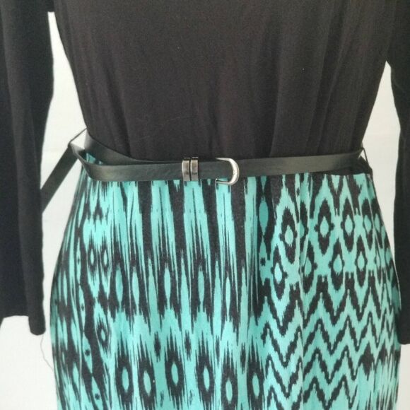 Ma CHerie Maternity ¾ Sleeve Belted Dress - Size M - Picture 3 of 5